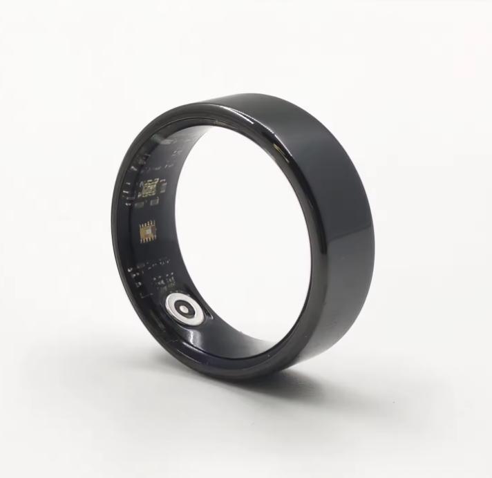 App Control Health Smart Ring R11M Aura Ring Blood Oxygen Sensing Fitness Tracker Sleep IOS Men/Women s Stainless Steel IP68 10# чёрный