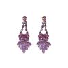 Silver needle zircon love water drop stud earrings viral trends temperament earrings light luxury high sense earrings women