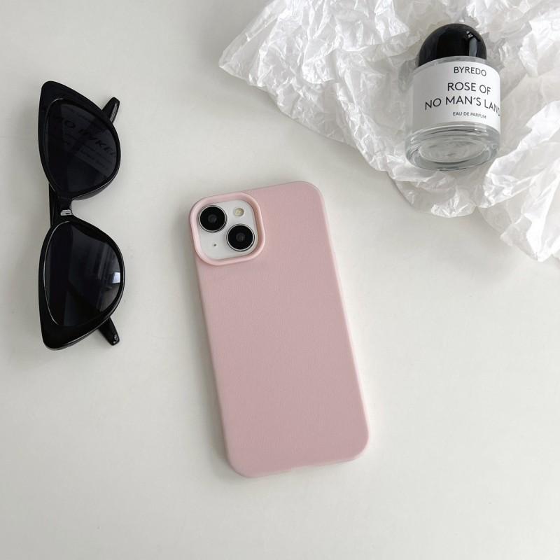 Texture Phone Case IPhone 15 14 Pro XR Soft TPU Full Cover Shockproof Protective In White Black Pink Mint