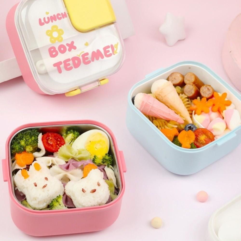 Stainless Steel Food Container Leak-Proof Portable Lunch Box  For Children Workers