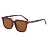 Xiaomi Men Women Square Polarized Sunglasses UV400 Double Bridge Retro Shades Metal Decor Temple for Driving Fishing Travel Outdoor 868