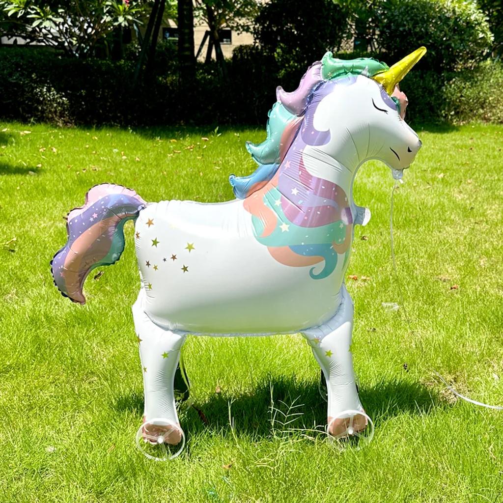 Uroczy balon 4D w kształcie zwierzątka z kółkami, montaż balonów w kształcie zwierząt, imprezy ze zwierzętami, urodziny, baby shower, dekoracje zabawek