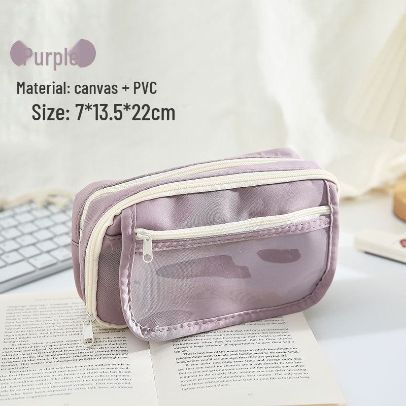 Student's Ins-Style Large Capacity Nine-Layer Pencil Case, Perfect for School Season