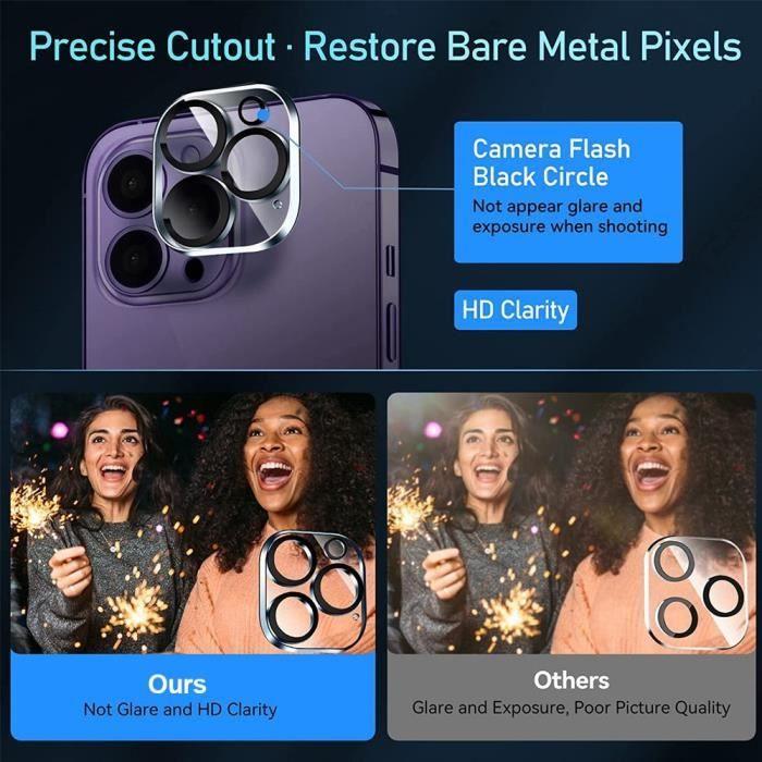 Film de protection - E.F.CONNECTION - pour iPhone 14 Pro - Résistance 9H - Anti rayure - Facile à installer