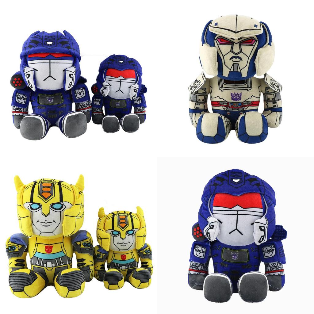 Cuddly Transformers Bumblebee Plush Toy Super Soft Stuffed Robot Gift For Children