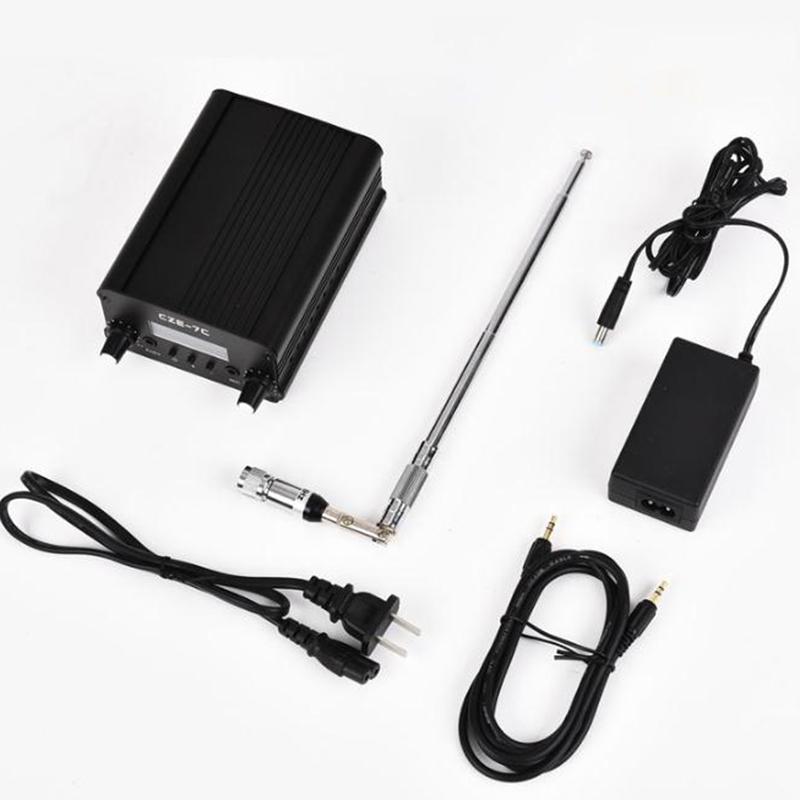 1W/7W Stereo Audio FM Sender Mini Radio Broadcast PLL Station 76MHz-108MHz