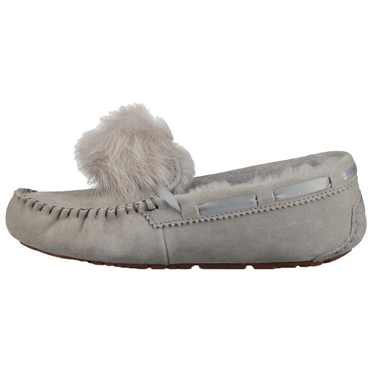 

UGG Dakota Pom Pom Slip On Grey Women s 1019015-SEL 36