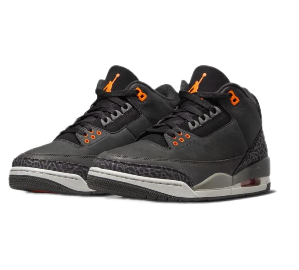 Air Jordan Retro 3 Fear Pack Gray Orange CT8532-080 44.5