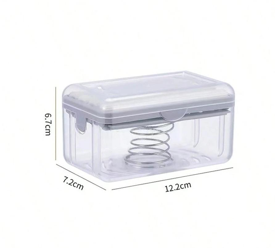 

2pcs Multi-Functional Soap Box, Luxury Soap Box, No Hand Rubbing Foaming Soap Box, Home Storage Box And Drainage