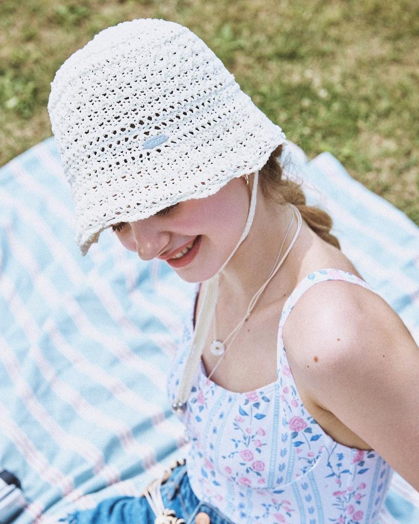 Ojji Summer Knit Bucket Hat Ozacga218I