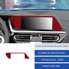 Red Carbon Fiber Car Front Center Screen Frame Sticker For BMW Z4 G29 19-22 LHD