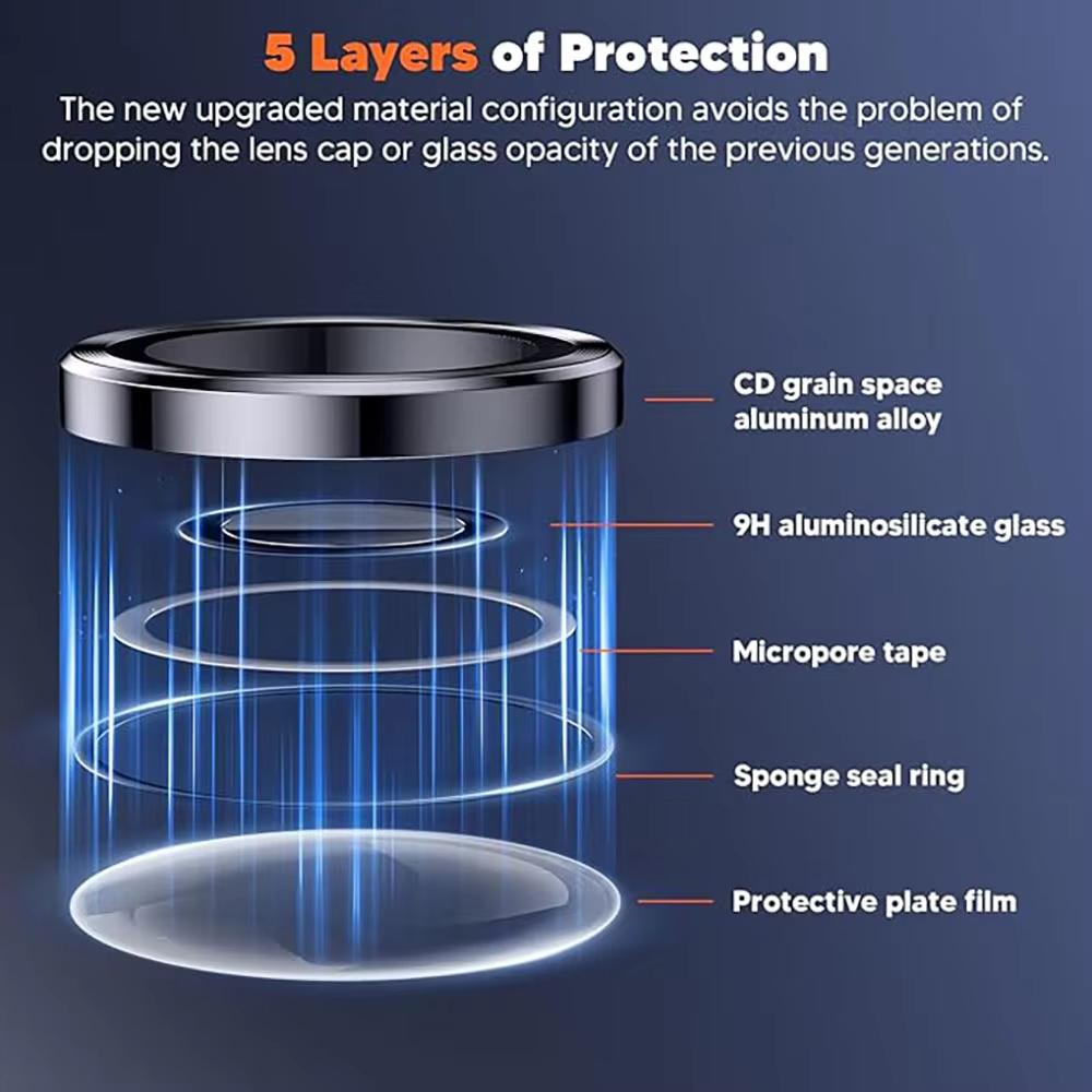 For Samsung Galaxy S26 Ultra S26 Metal Rings Camera Lens Protector Cover Protector Easy Install Camera Lens Protector Glass 4