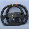 13inch Universal D Shape Racing Leather Flat Sim Sport Steering Wheel for Game Car Accessories