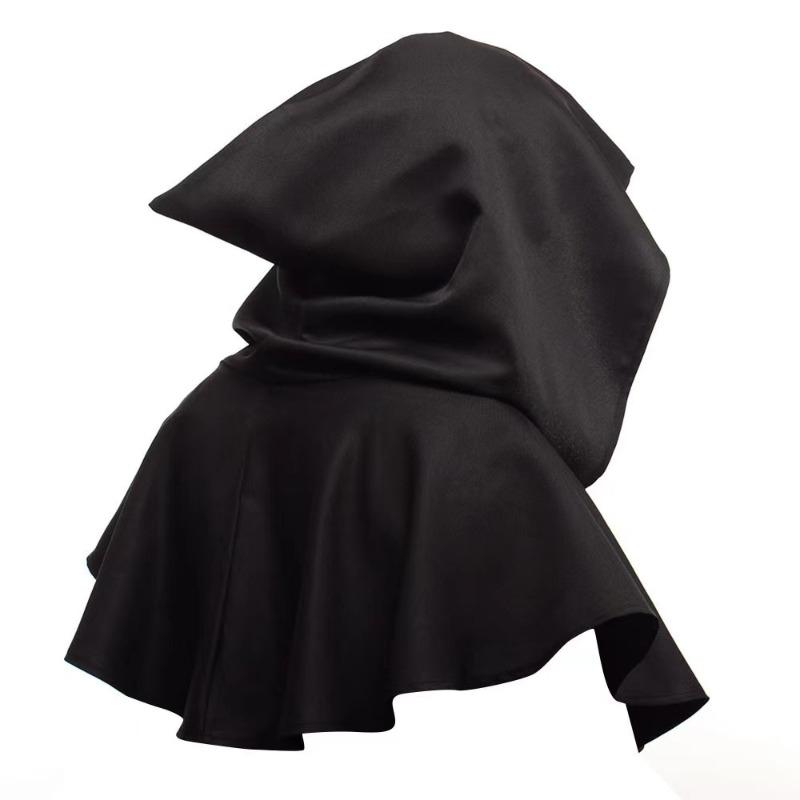 Halloween Cape Cos Death Cape Vampire Witch Robe Party Costume Adult Children Black Cape