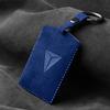 For Changan Deepal SL03 S07 G318 S05 Suede Leather Key Case Cover Full Package Keychain HandSewn Storage Bag Keychain Fob Holder