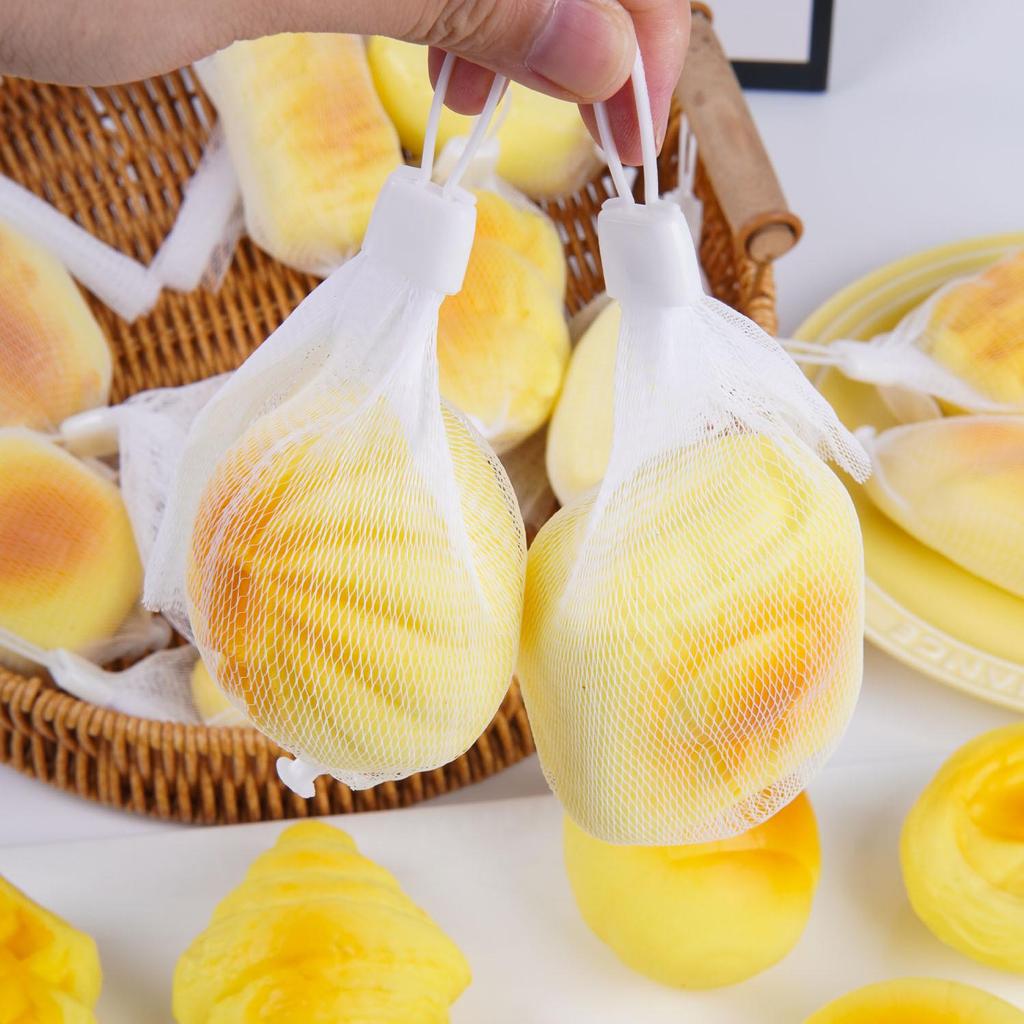 Soft Rebound Squeeze Toy - Small Sticky Bread Style