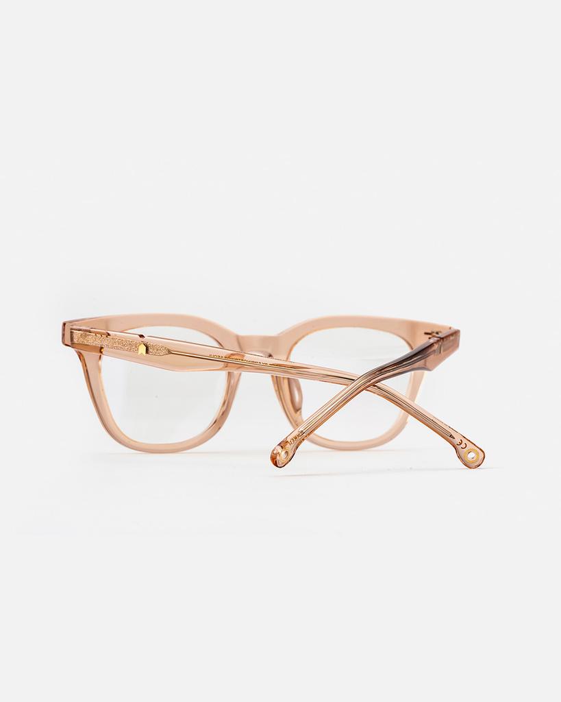 Seupeulingseuteulingseu Classic Horn-Rimmed Glasses Eye Number 9 [Honey Amber]