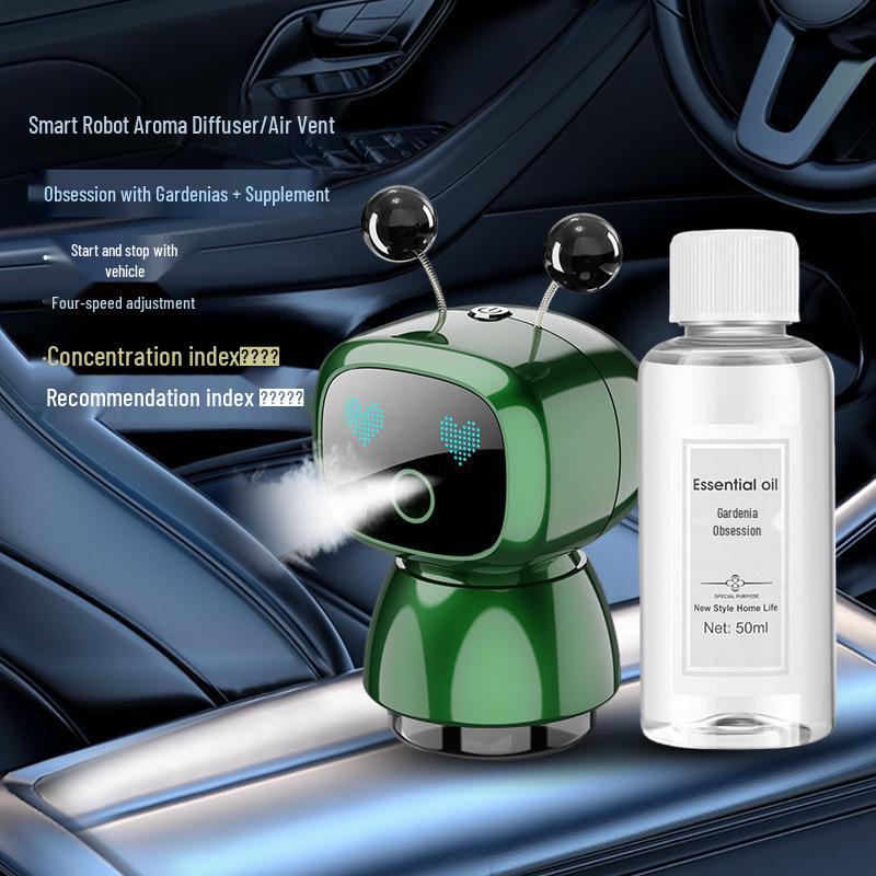 Creative Car Aromatherapy Perfume Vent Ornament - Long-lasting Fragrance Robot