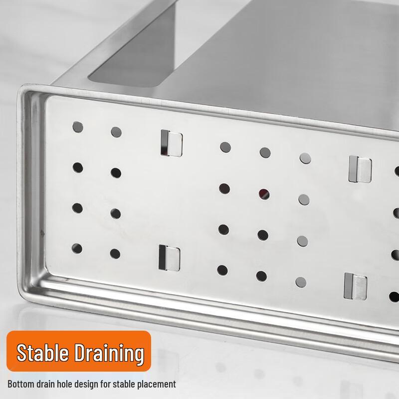 Homeglen Stainless Steel Utensil Drainer