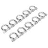 10pcs Bow Shackle Stainless Steel High Hardness DRing Anchor for Camping Hiking Outdoor Sports(M6
