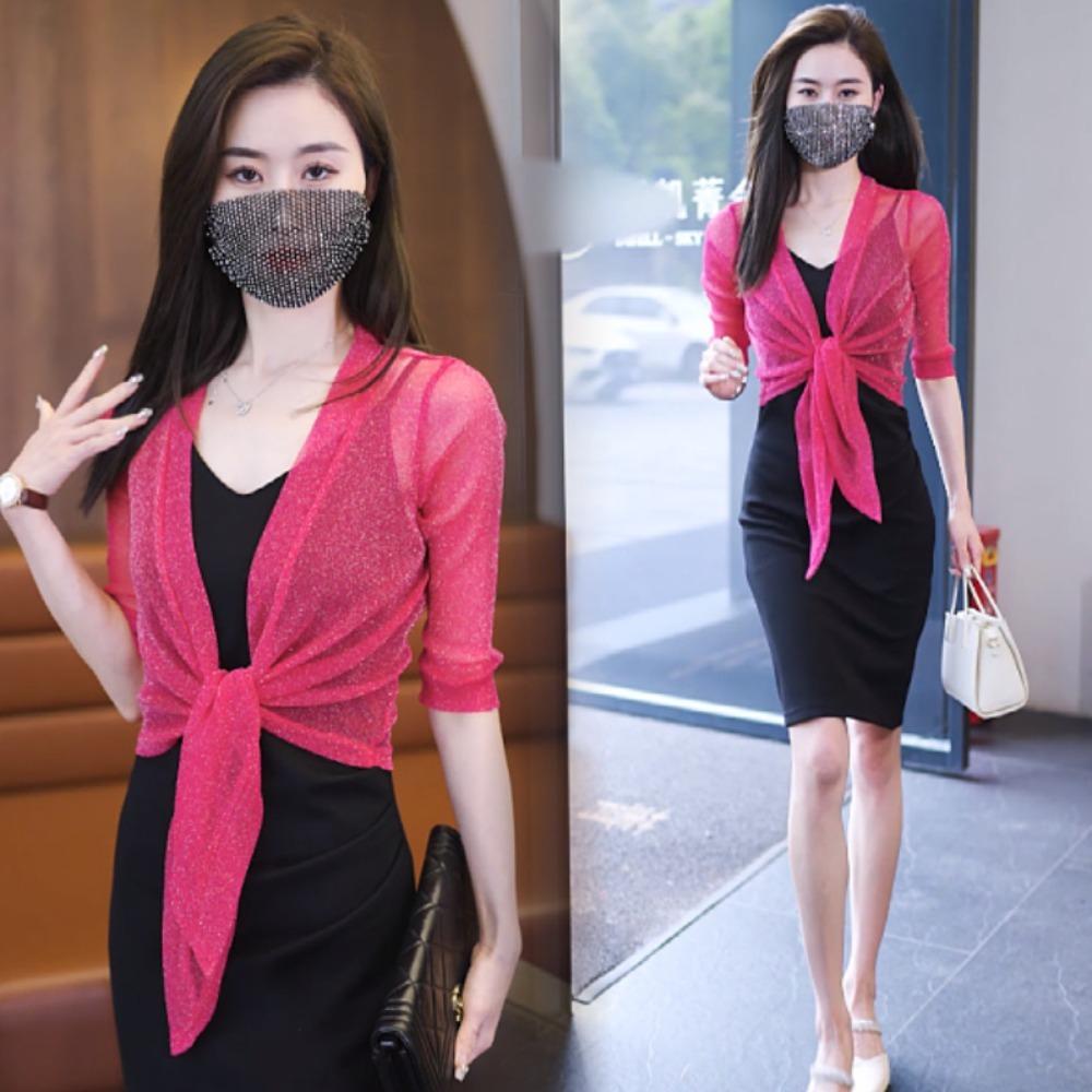 Tulle Air-Conditioning Shirt One Size Mesh Shawl New Sun Protection Clothing  Summer