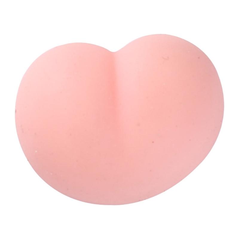 

Squeezable Toy TPR Stretchy Fruit Peach Toy Soft Decompression Toy Stress Relief Fidgets Autisms Favor Hand Squeeze Toy розовый