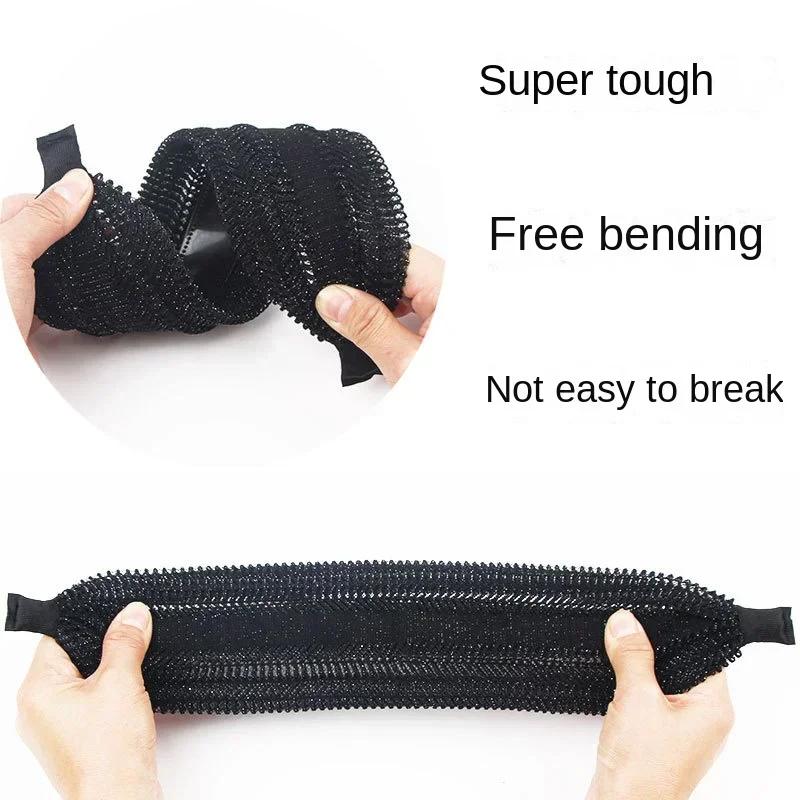 Women's Hair Band Simple Wide Headband with Teeth Non-Slip Hairpin All-Matching Hollow Cover Gray Hair Haar Accessoires Women