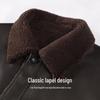Mark Fairwhale Men's Faux Shearling Lined PU Leather Jacket