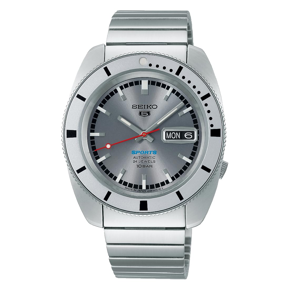 

Наручний годинник Five Sports 1968 First Collection Reprint Limited Edition SBSA269 Silver [Seiko Watch] Sports Style Men s