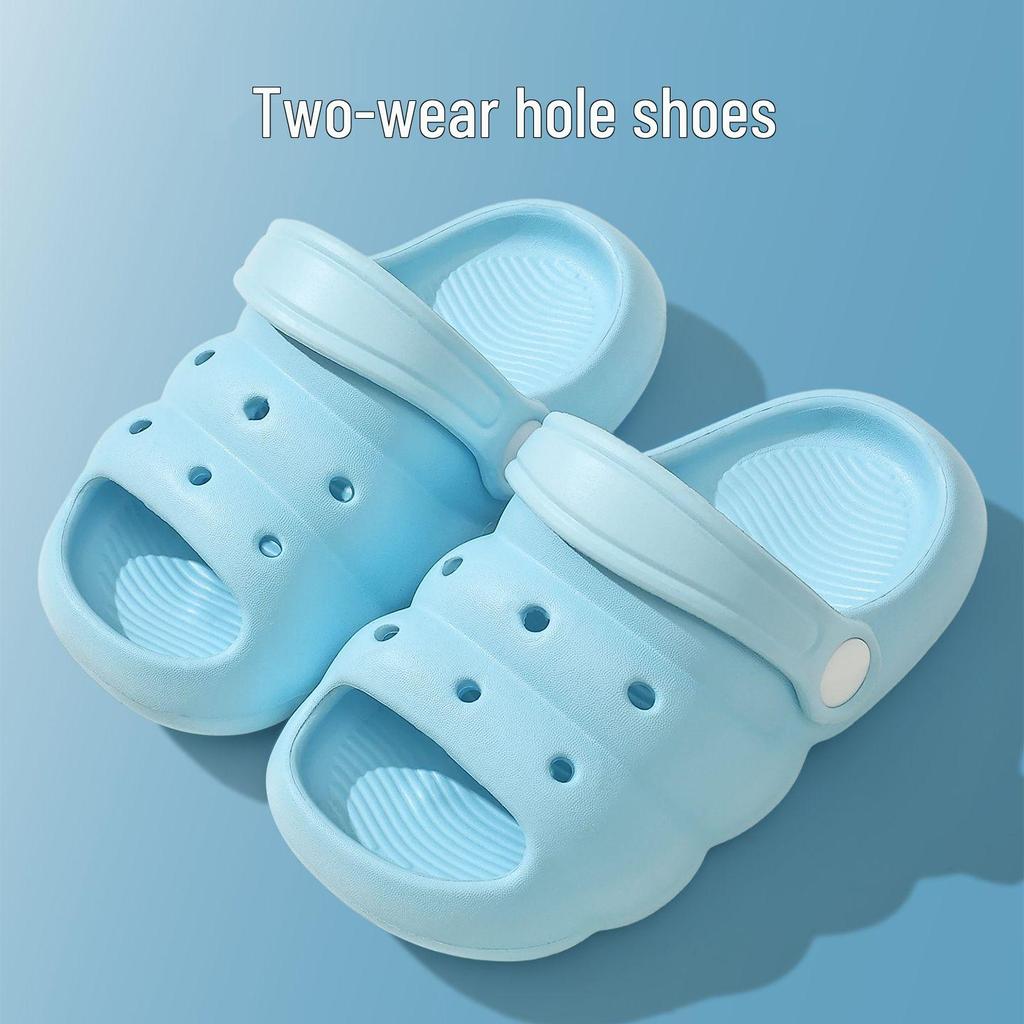Kids' Soft Summer Indoor Slippers - Lightweight Crocs for Toddlers and Children