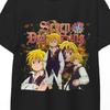 De Sju Dödssynderna Escanor Meliodas Skjorta,Nanatsu no Taizai Anime T-shirt,Escanor T-shirt, Topp Unisex Anime Gåva T-shirt Stil,Meliodas Manga