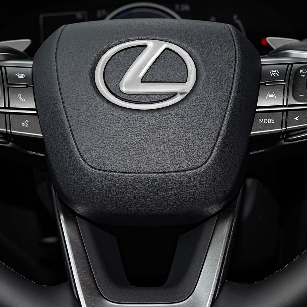 1pcs Car Steering Wheel Center Emblem Decoration Sticker For Lexus NX IS 250 RX GS UX RX300 RX350 CT200H GX460 ES LX Fsport GX