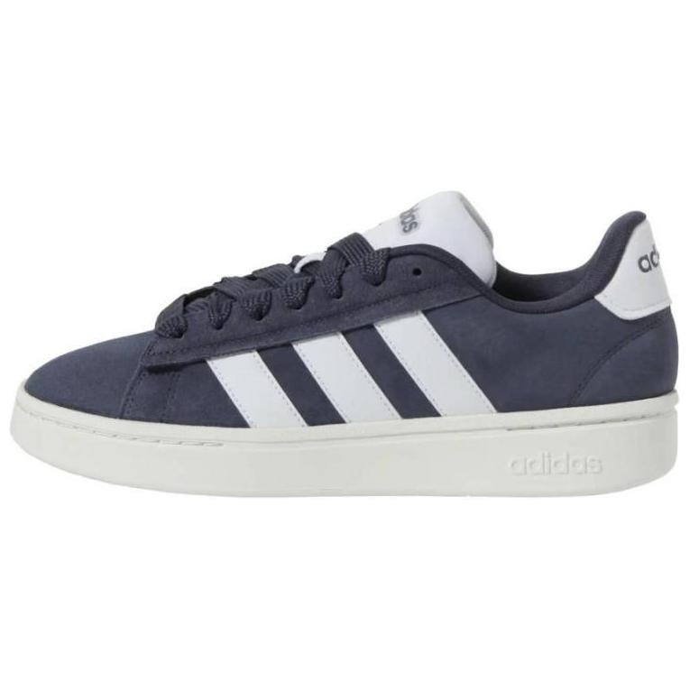 Adidas Grand Court Comfortable Versatile Non-Slip Durable Low-Top Sneakers Unisex Sneakers Blue JH7233