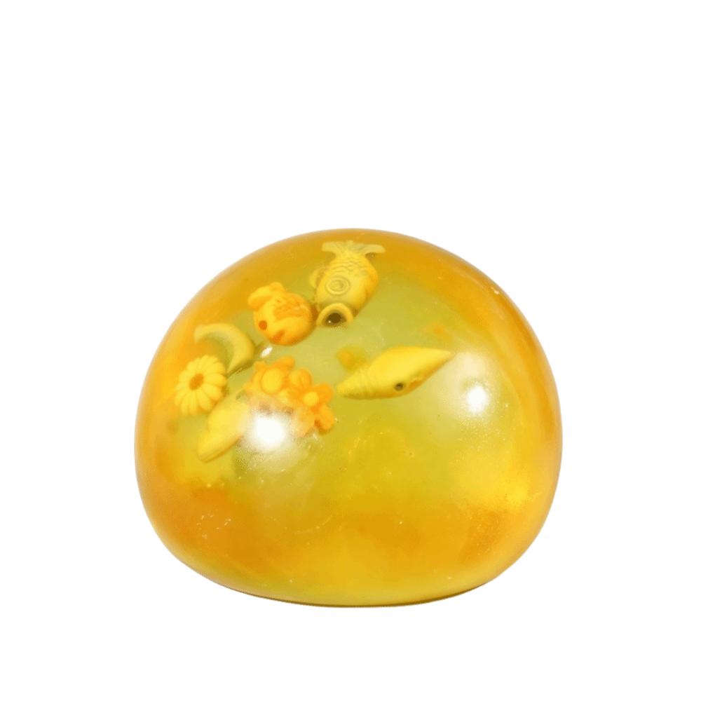 Slow Rising Coconut Oil Squishy Ball Clear Jelly Ball Quick-rebound Squeeze Toy Office