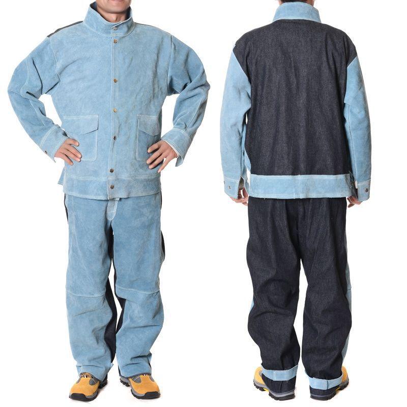 Leather Electric Welding Protective Workwear - Anti-scald Radiation Protection for Welders.