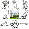 Dog Dog Miniatures Iron Art Dog Art Sculpture Simple   Office
