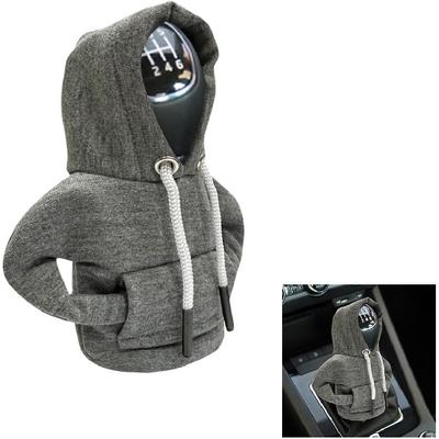 Car Shift Hoodie,Fashion Shift Knob Sleeve,Mini Hoodie,Car Interior Cute Gadget,Universal Car Decoration Accessories