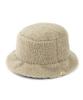 Eondeokeonteulolseutyudio Poodle Winter Fur Detail Feminine Women'S Casual Bucket Hat Block Bucket / Poodle / Br Ivory
