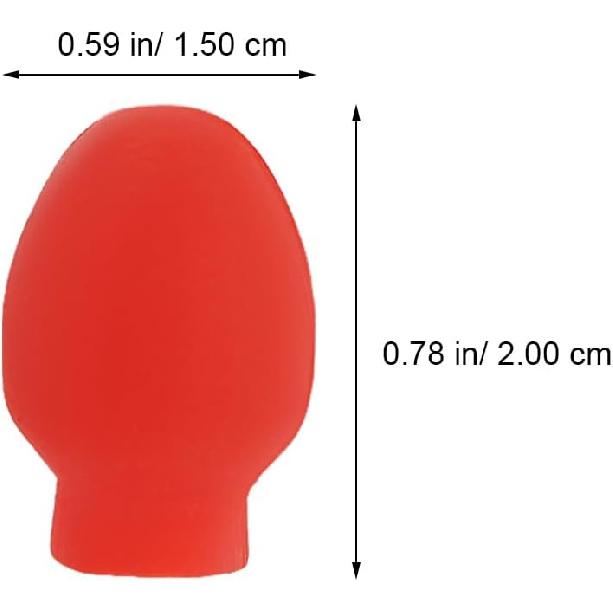 FAVOMOTO 24Pcs Drum Practice Tip Replacement Drum Dampener for Silent Practice - Silicone Drum Mute Pads and Accessories for Drums Compatible with