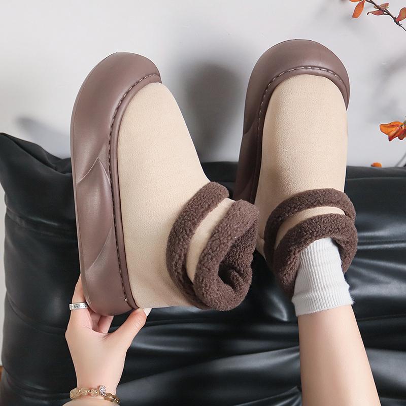 Fashion 2024 Women's Thick-soled Warm Snow Boots Winter  Fashion Flat-soled Round Toe Cute Thick-soled Women's Boots Casual Botas Mujer