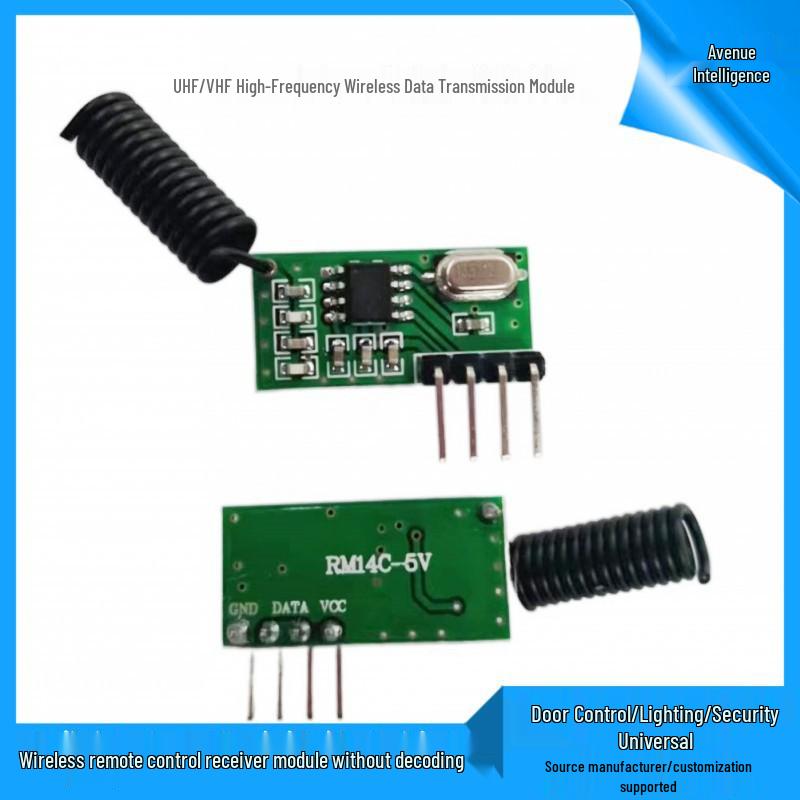 433 MHz Low Power No-Decoding Receiver Module for Low-Frequency Signal Transmission