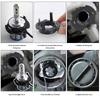 2PCS H7 LED Headlight Holders For Volkswagen MK5 GTI Golf Jetta Type A/ Golf 5 Jetta MK5 H7 Base H7 Bulb Socket Car Accessories
