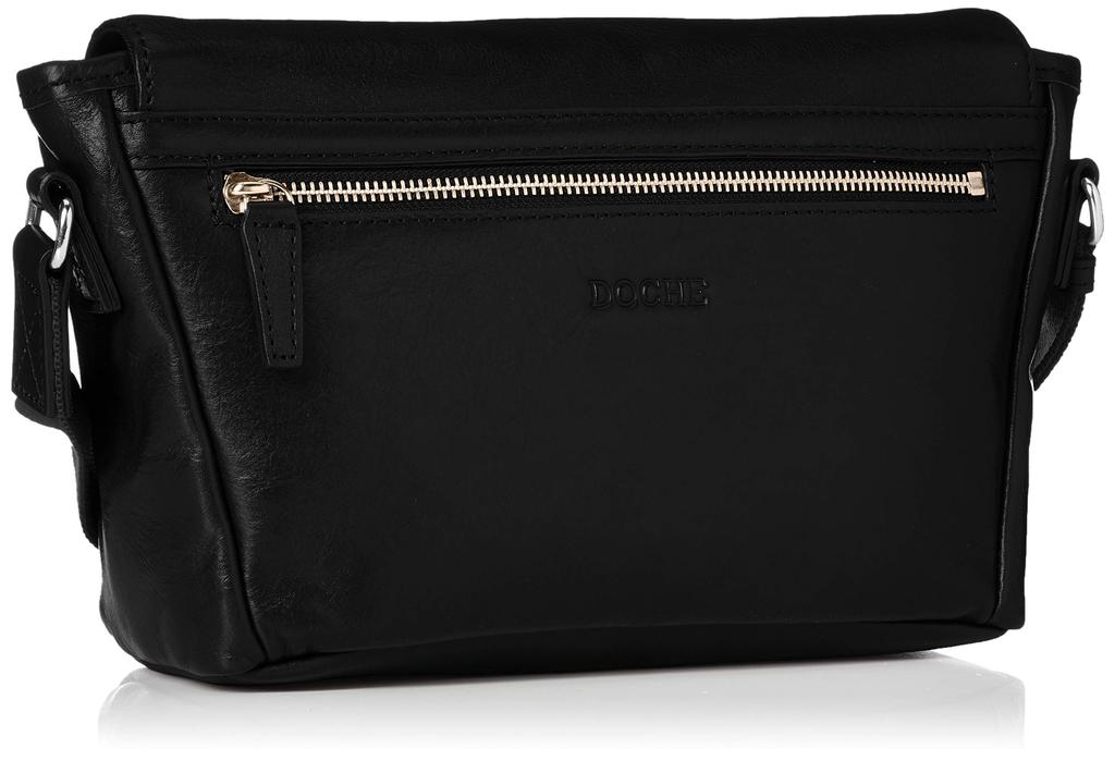 Dorce Leather Shoulder Bag MAB-2930 Black
