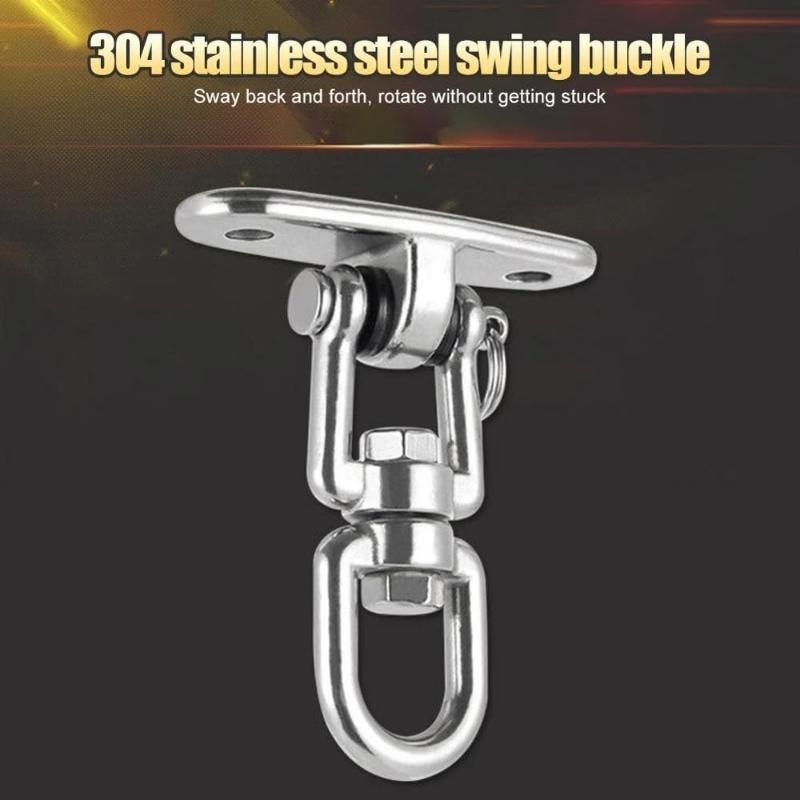 304 Stainless Steel 360 ° Rotating Roof Suction Cup Swing Buckle Outdoor Swing Chair Hammock Hook Fixing Plate