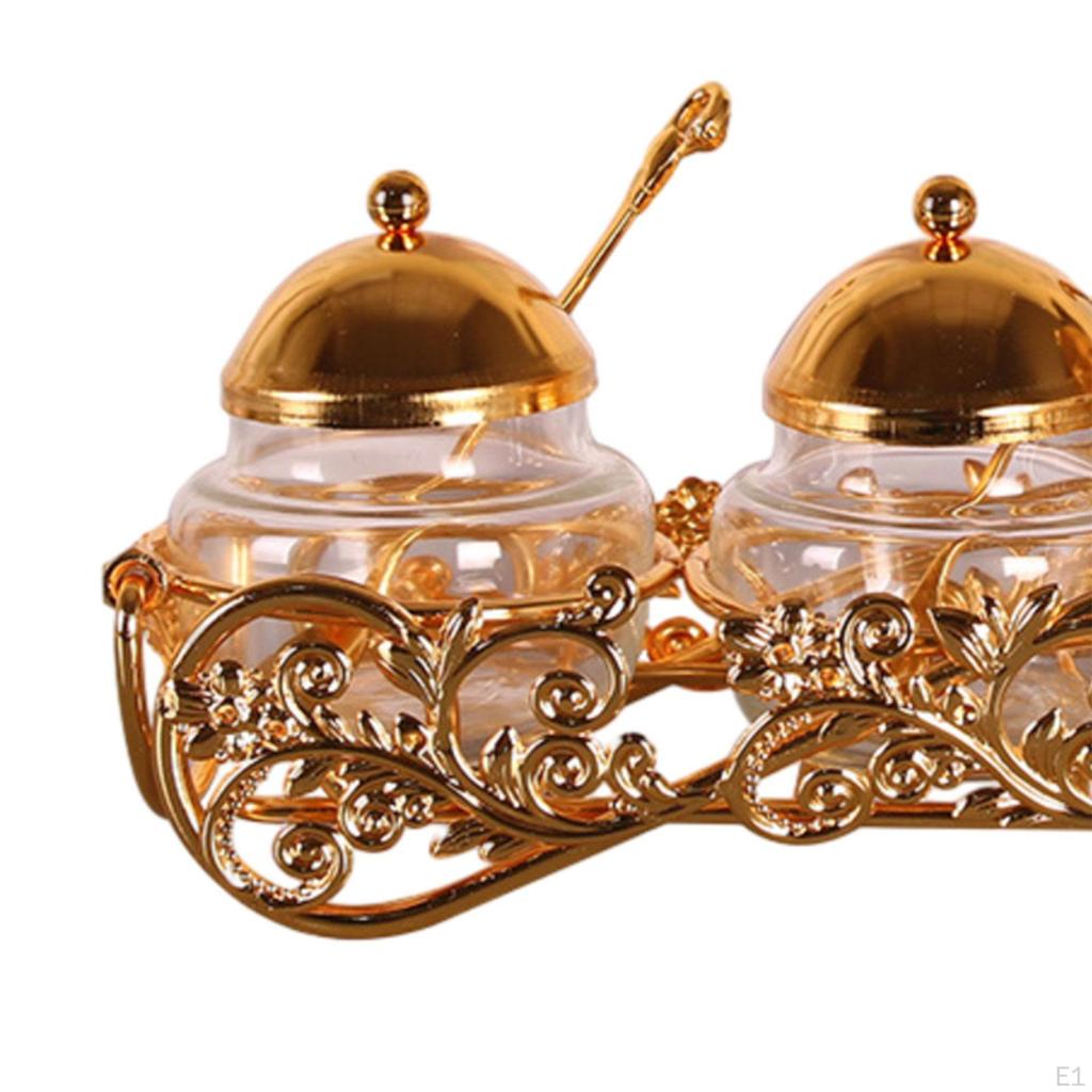 Cutie de condimente de lux usoara Recipient de sare Depozitare condimente Oala de condimente Zahăr pt