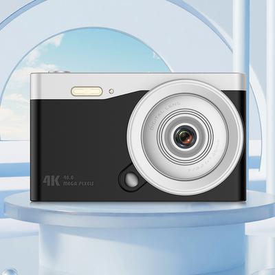 4K-Videokamera Autofokus HD-Fotografie Reise-Selfie-Kamera 48MP Kinder Campus Selfie Mini-Kamera 16-fach Zoom 2,8 Zoll IPS-Bildschirm