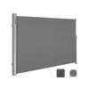 SONGMICS 1.8 x 3.5 m (H x L), Side Awning for Balcony, Patio, Terrace, and Garden, with Floor Mounting, Privacy Protection, Sun Shade, Side Blind