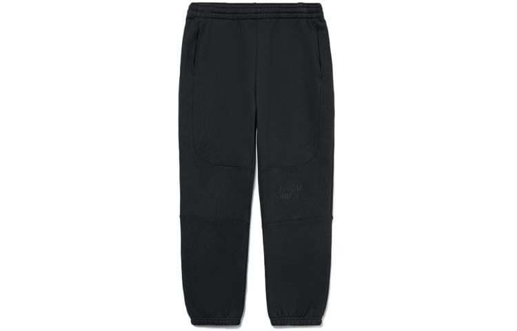 Li Ning BADFIVE Casual Pants Men s Black Thickened Cuffed Pants AKLRB99-1 XXL