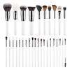 30-Piece Professional Makeup Brush Set - Soft Bristles for Eyeshadow, Powder, and Full Face Application