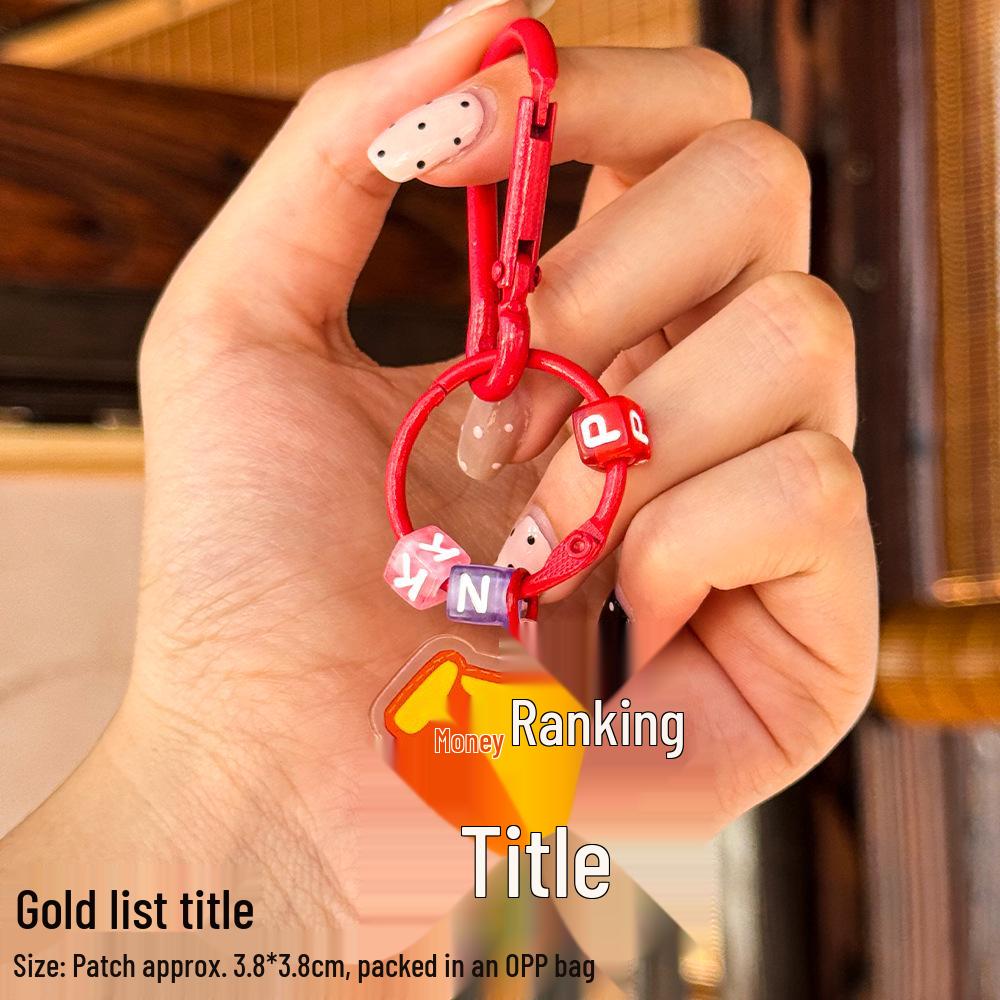 Inspirational Keychain for Kids Bags - DIY Pendant for Graduation Success